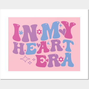 In My Heart era groovy Heart Sign Lover Womens Posters and Art